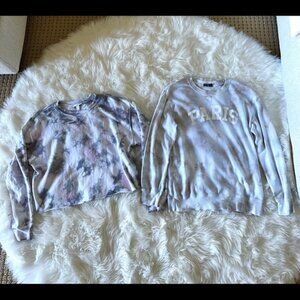 Tie dye Long Sleeve Tops Bundle of two